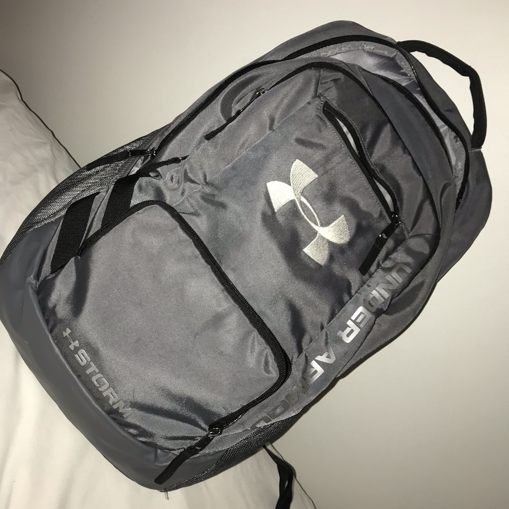 Gray Under-armor backpack